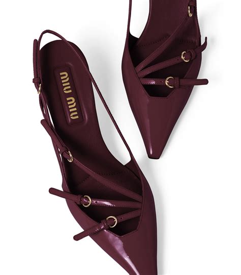 miu miu strappy slingback heels